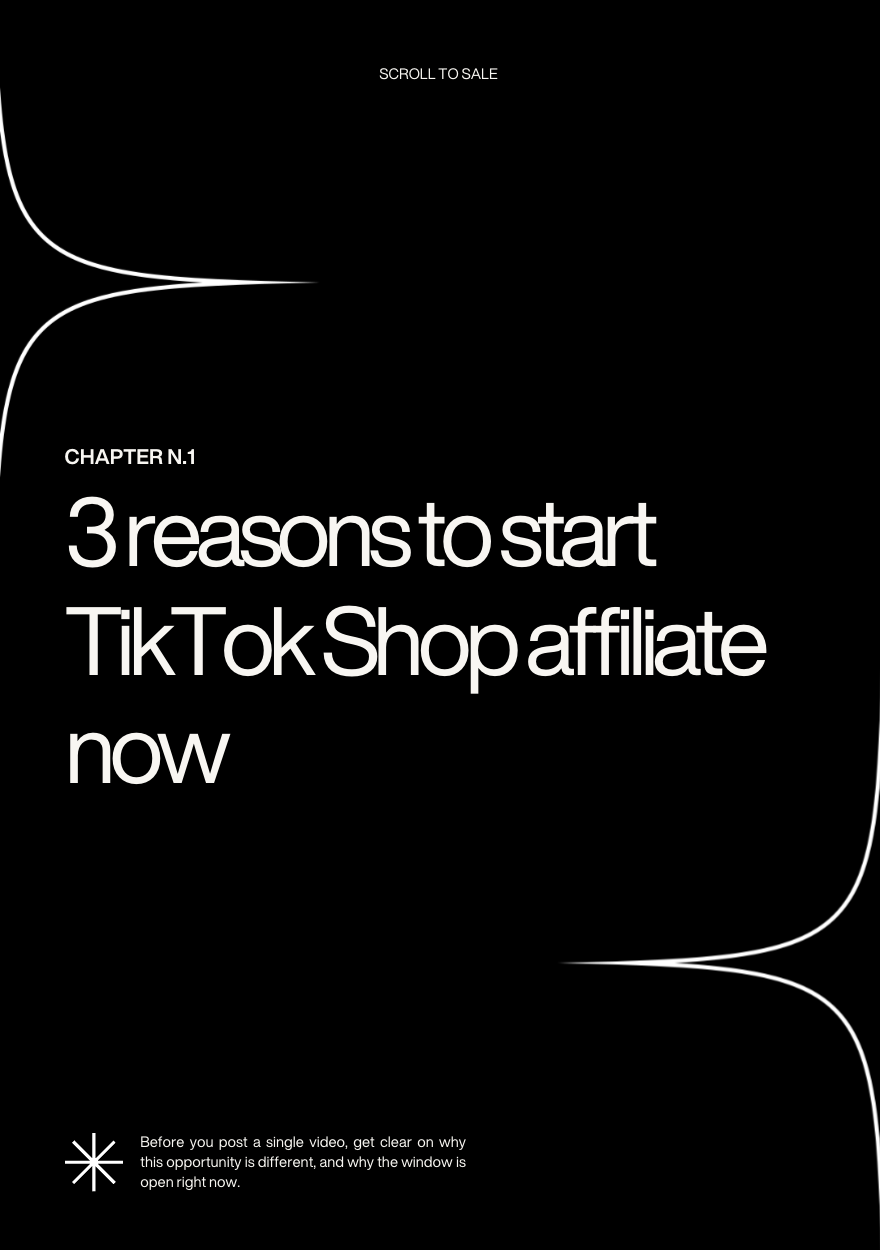 Scroll to Sale: The TikTok Shop Affiliate Playbook
